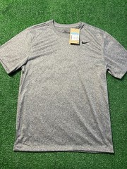 Nike Dri-FIT Legend Fitness T-Shirt Mens M Carbon Heather Grey NWT DX0989-091