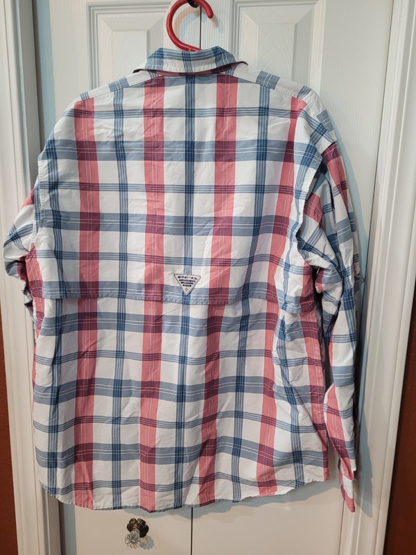 Lot of 3 Med Columbia PFG MENS 2 LONG/ 1 Short SLEEVE FISHING SHIRTS gallery