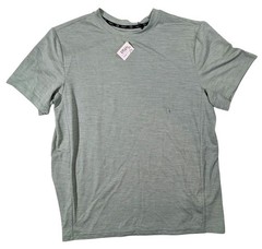 GapFit Mens Sage Green Crewneck S/S Moisture-Wicking Active T-Shirt M NWT