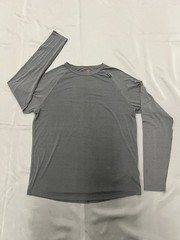 KETL Mountain Apparel Gray Long Sleeve Performance Trail Shirt Hiking Men’s L