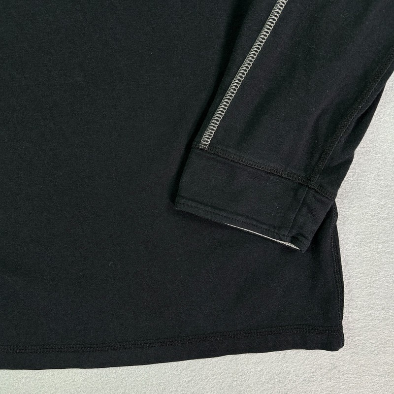 Tasc Performance Men's 1/4 Zip Pullover Large Black Bamboo New Orleans Stretch gallery
