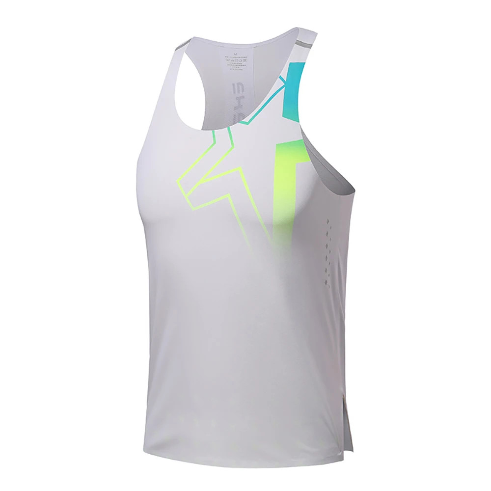Men's Marathon Running Tank Tops Summer Gym Fitness Sports Sleeveless Vest Loose gallery