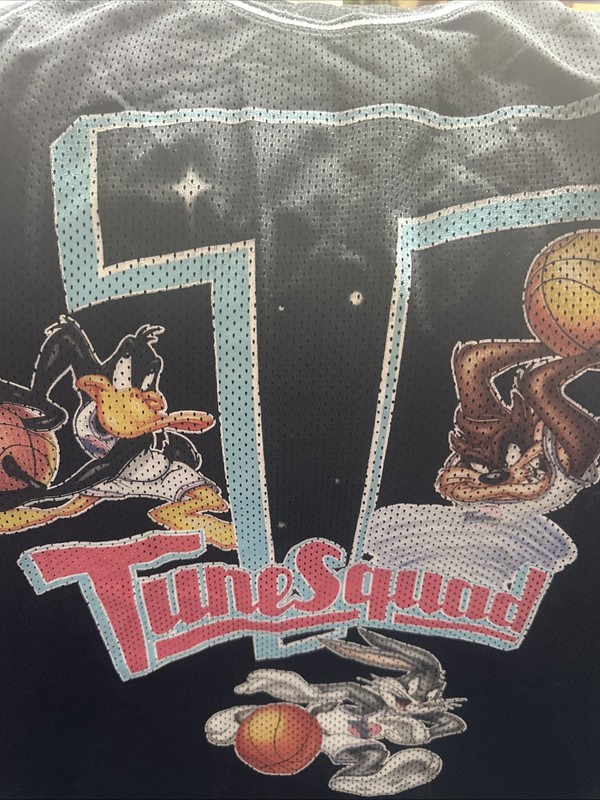 Space Jam Tune Squad Mesh Tank Top Mens Large Black Daffy Duck Taz Bugs Bunny 28 gallery