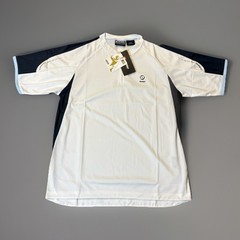 Lotto Italian Tennis Men’s XL Maglia ATP Zip White/Navy Atheltic Shirt NWT NOS
