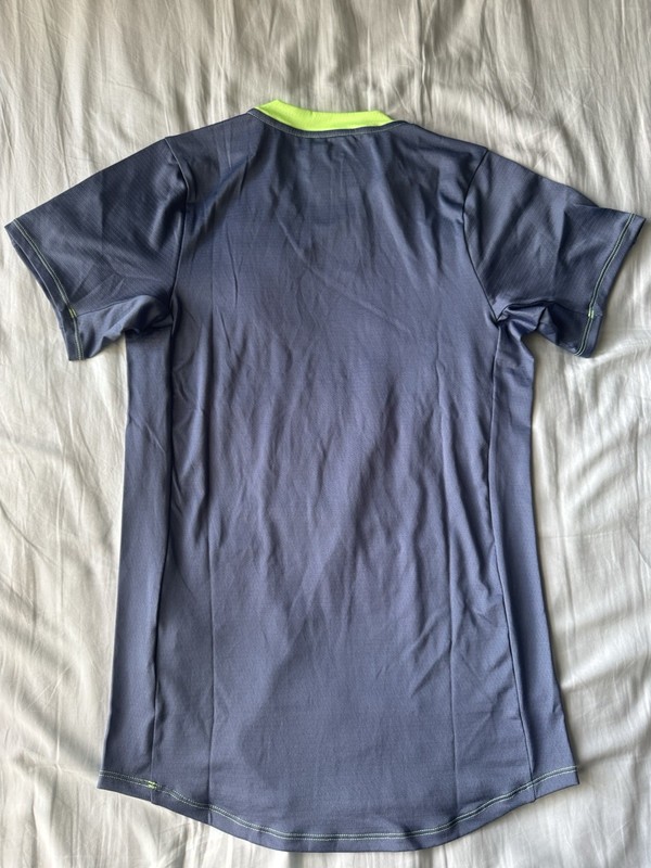 Nike Court Dri-Fit Tennis Shirt Tour Blue Player Issue Exclusive DR6548-491 XS gallery