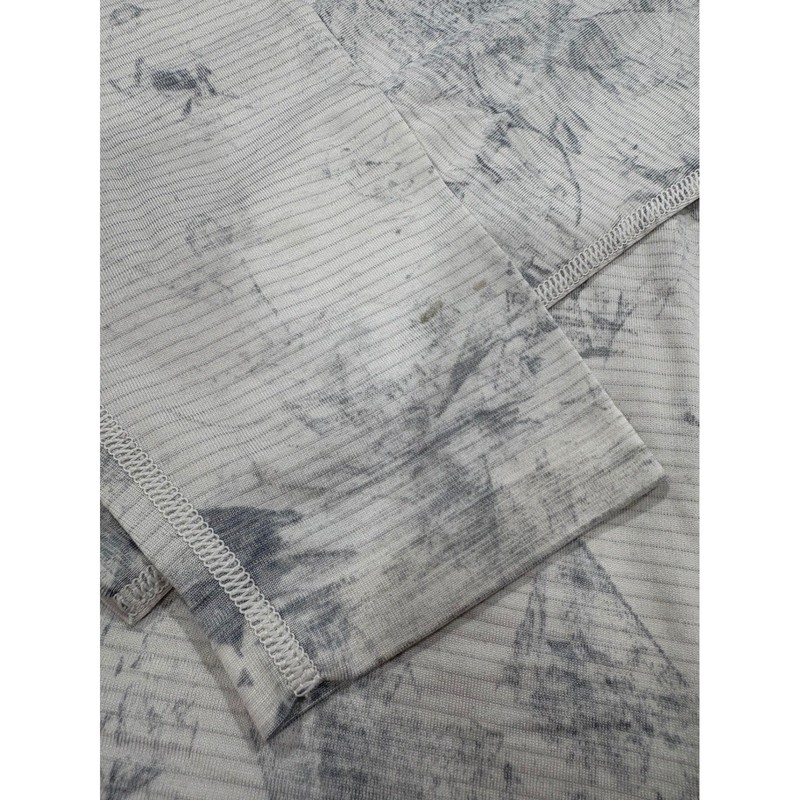 Lululemon Men's Metal Vent Tech Long Sleeve Chalk Wash White Light Cast Blue XXL gallery