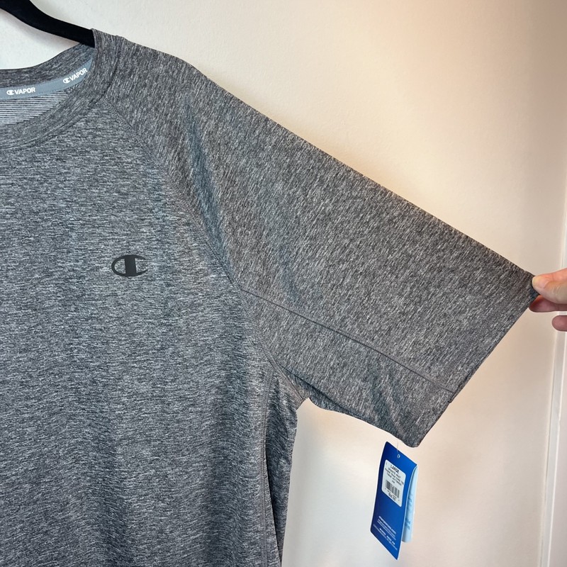 Champion Granite Heat Power Train Core Vapor T-Shirt Gray Performance NEW Large gallery