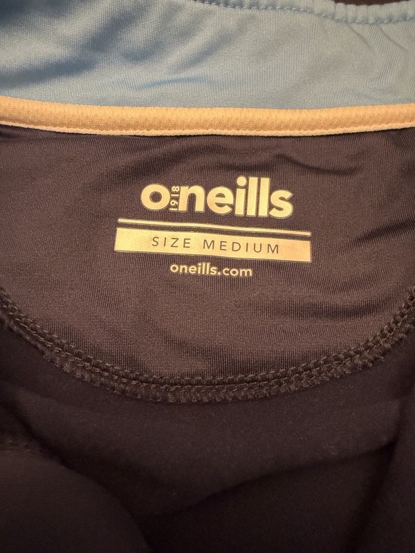 O'Neills Men's M Navy/Blue Colorblock 1/4 Zip Mock Neck AIG Training Top gallery