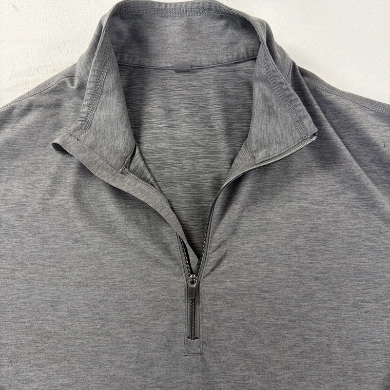 Vuori Ease Half Zip Long Sleeve Performance Pullover Gray Mens Size Medium - 1A gallery