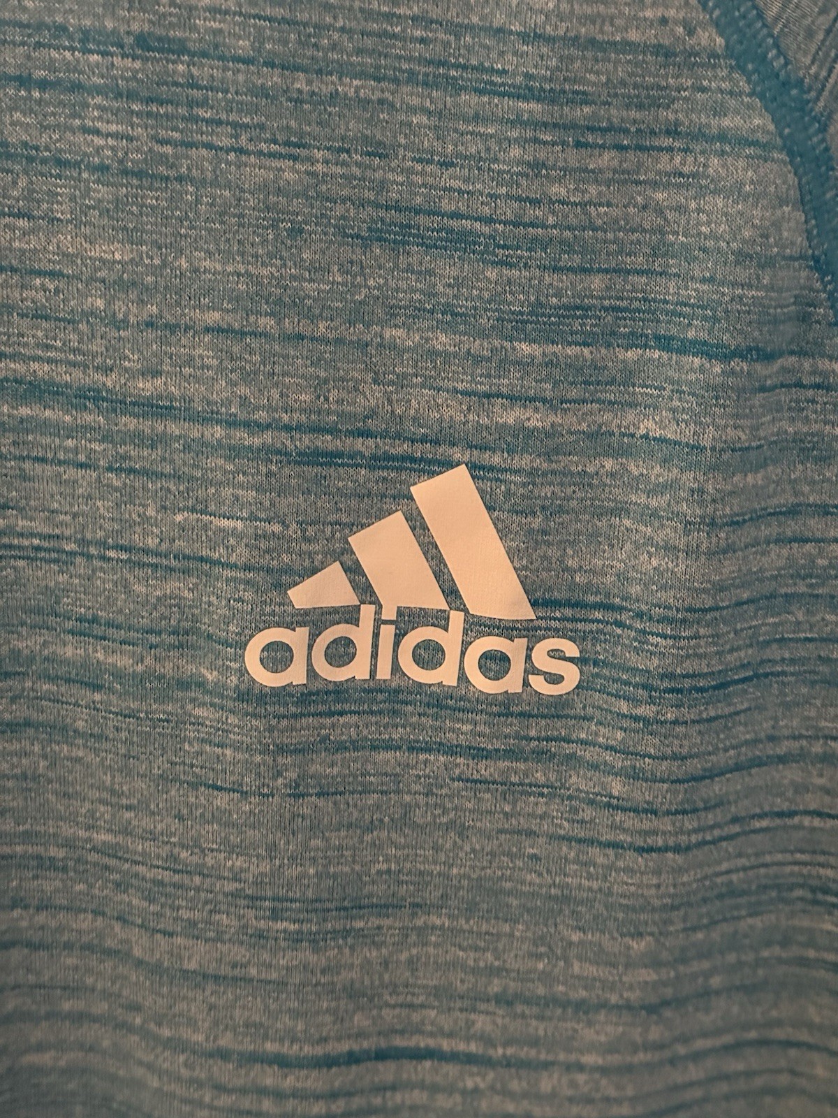 Adidas Ultimate Tee Heather Blue Performance T-Shirt Men's gallery