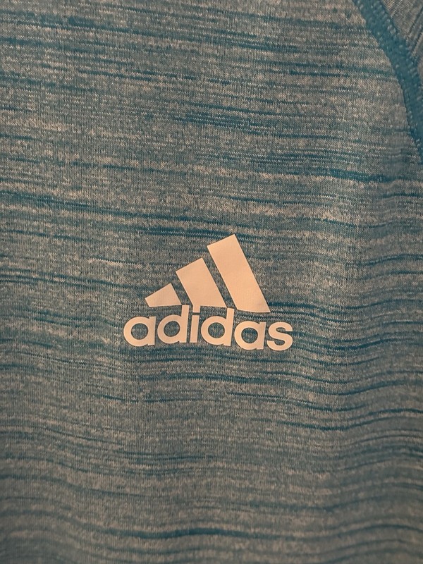 Adidas Ultimate Tee Heather Blue Performance T-Shirt Men's gallery