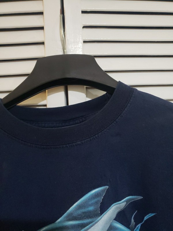 Mens Medium Long Sleeve Shirt - St. Thomas Shark Graphic A65 gallery