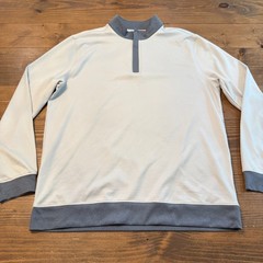 Swannies Golf Men’s Large 1/4 Zip Pullover Long Sleeve Shirt Performance Stretch