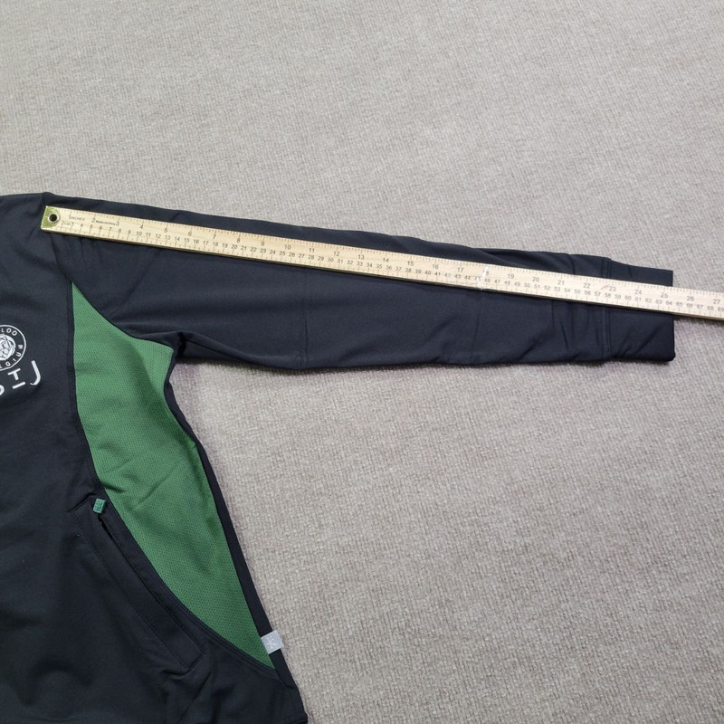 Kukri Athletic Jacket Men's S Black Rugby Jersey 1/4 Zip High Neck Pockets Top gallery