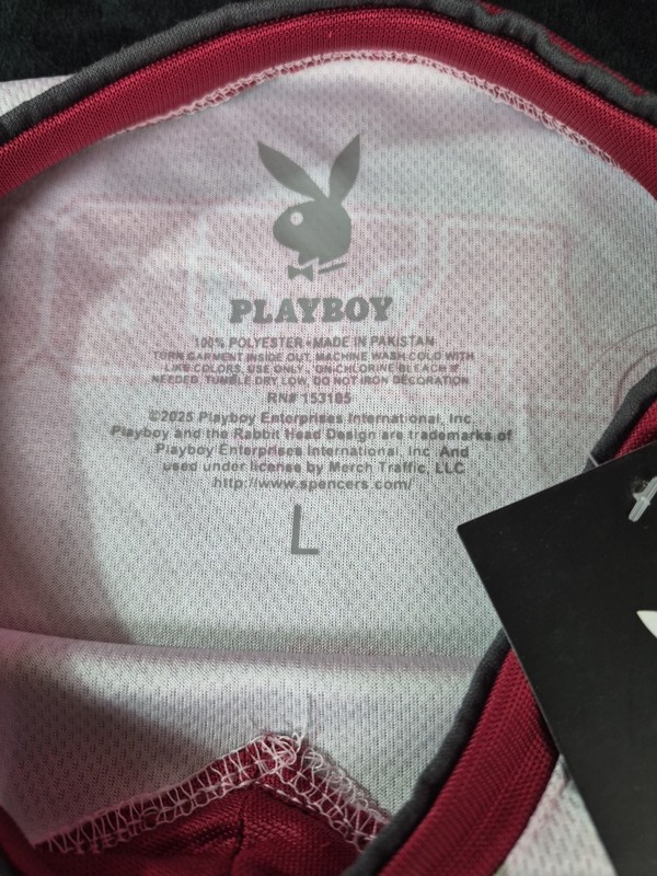 NEW - PLAYBOY ATHLETIC DEPT. 53 SOCCER JERSEY LARGE - NWT gallery