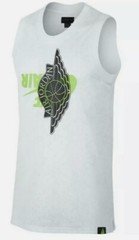 Nike Air Jordan JUMPMAN Wings Mesh Jersey White/Green/Black BQ8479-100 Men Sz L