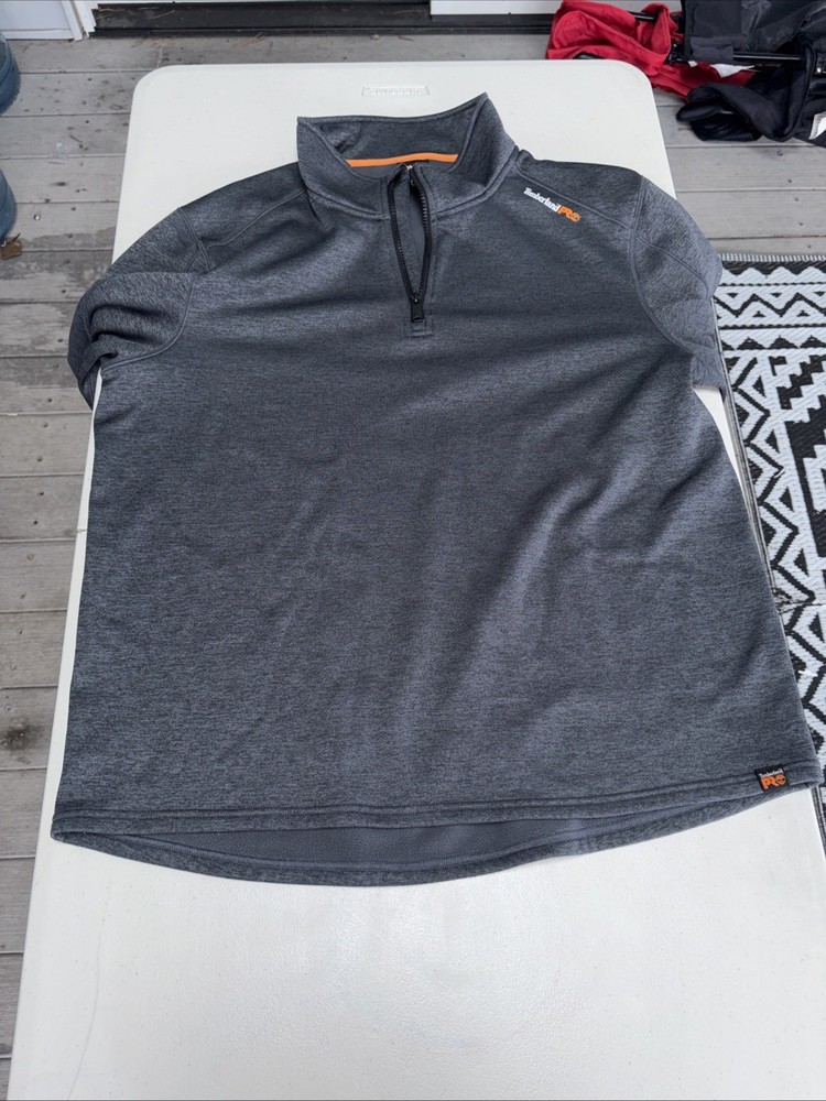 Timberland Pro Long Sleeve Pullover Shirt Gray
