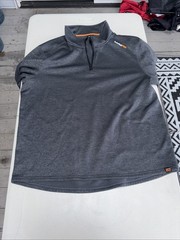 Timberland Pro Long Sleeve Pullover Shirt Gray