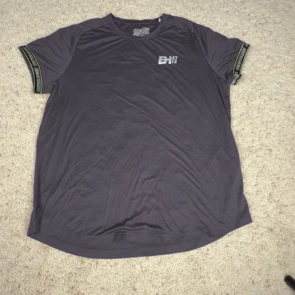 Being Human 27/12 Athleisure Mens Athletic Gray Size XL Extreme Performance Top
