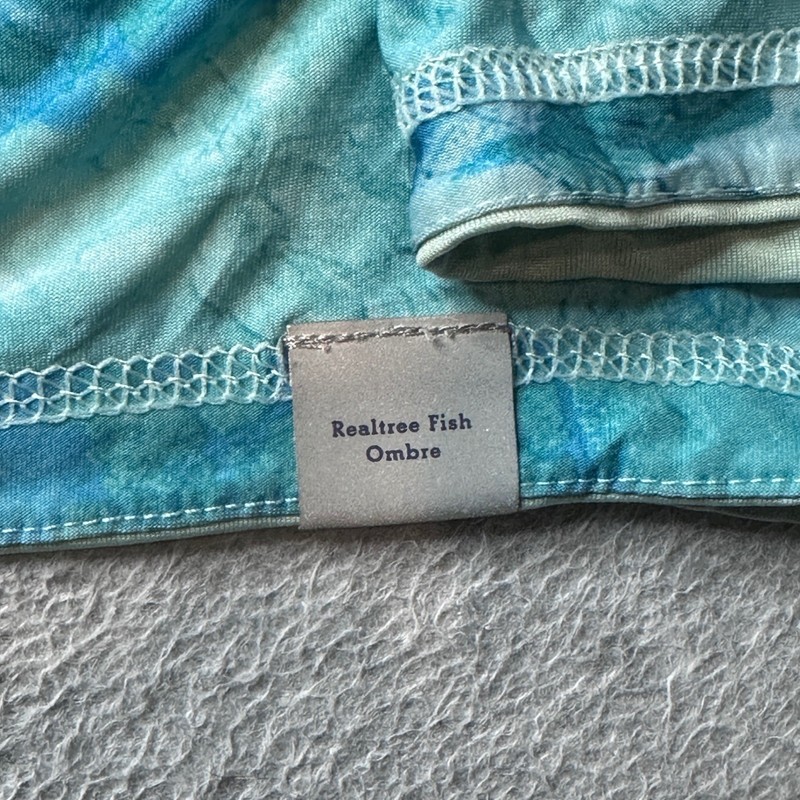 Magellan Shirt Mens 2XL Blue Realtree Fish Ombre Performance Fishing Long Sleeve gallery