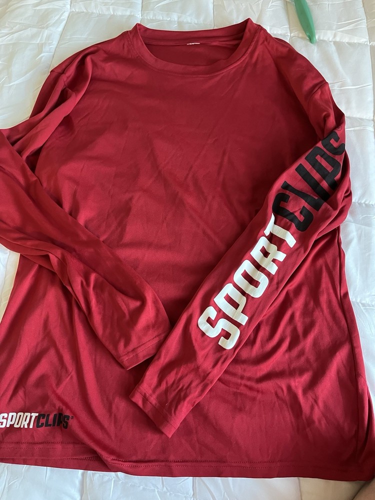 Sport Clips Shirt M Long Sleeve