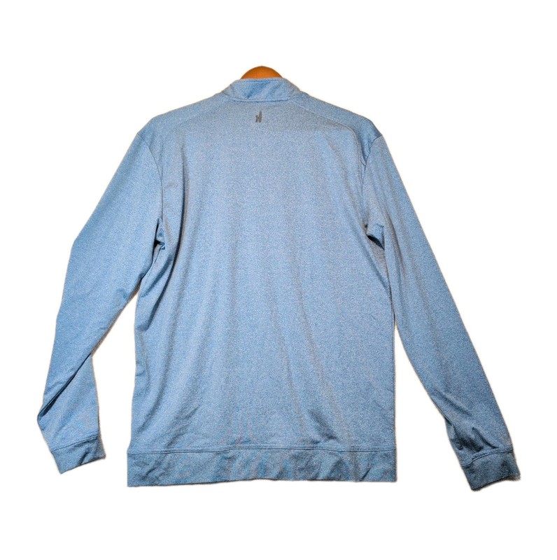 Johnnie-O Pullover Md Lagoon Blue Prep-Formance 1/4 Zip Golf Club Athleisure gallery