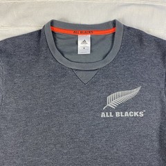 Adidas New Zealand Rugby Sweatshirt Mens Size Medium All Blacks Climalite Jumper