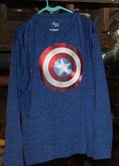 Captain America T Shirt Avengers Ultron Marvel Size Large