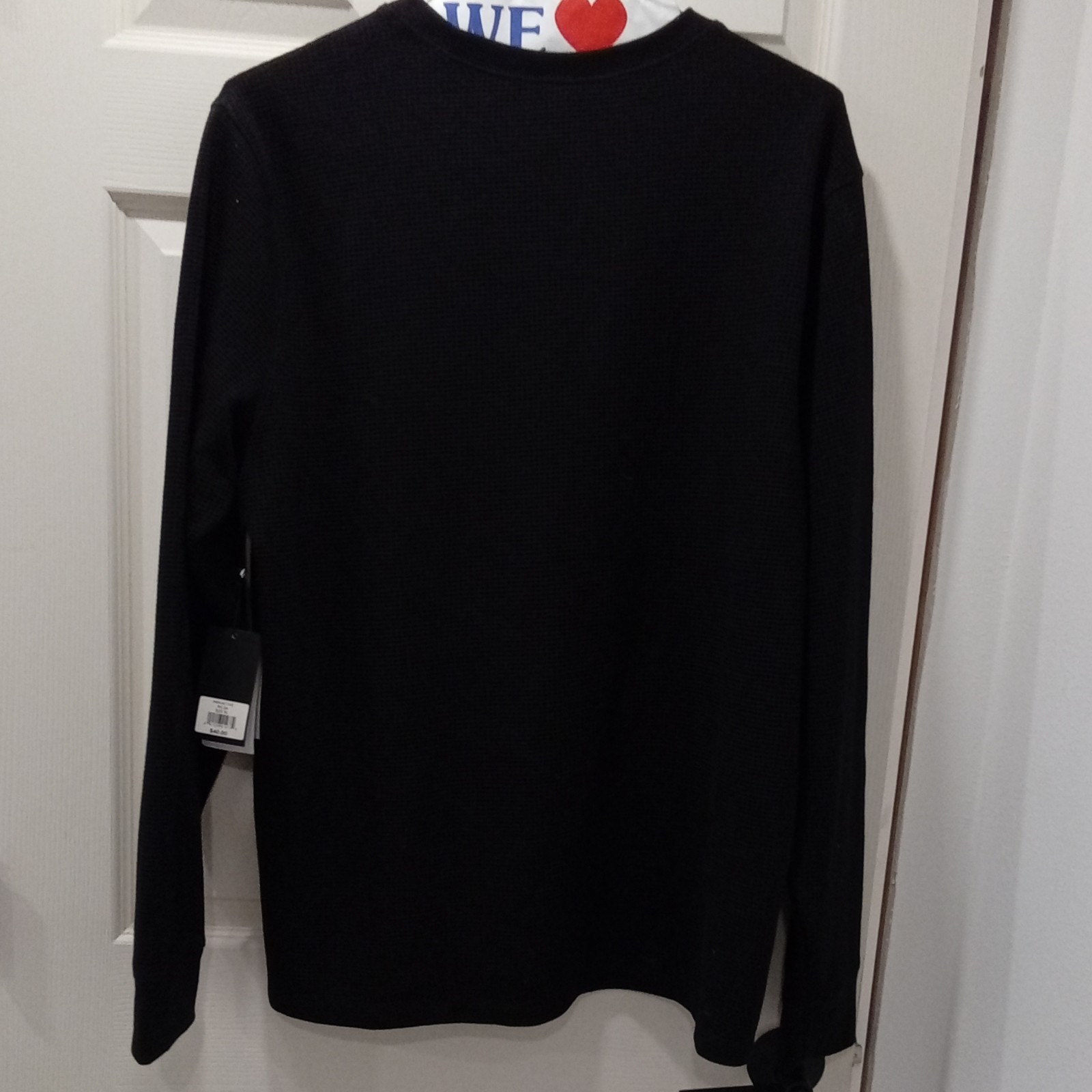 NWT Trajectory Men's Long Sleeve Crew Neck Black XL gallery