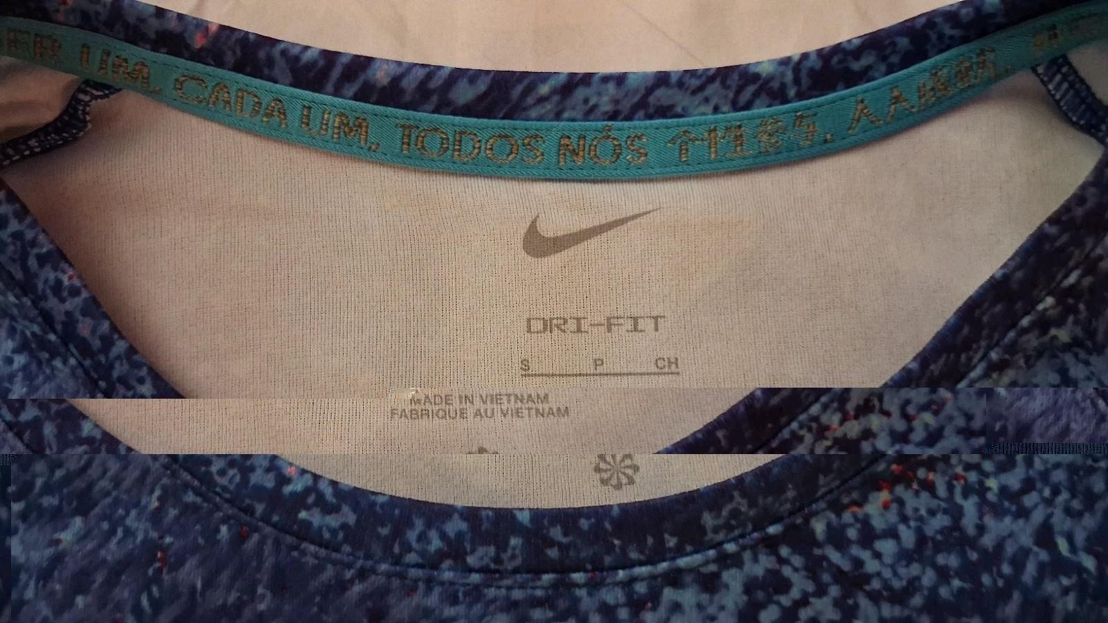 New Nike Dri-FIT Team USA Track & Field Moisture Wicking T-Shirt Red/Blue S gallery