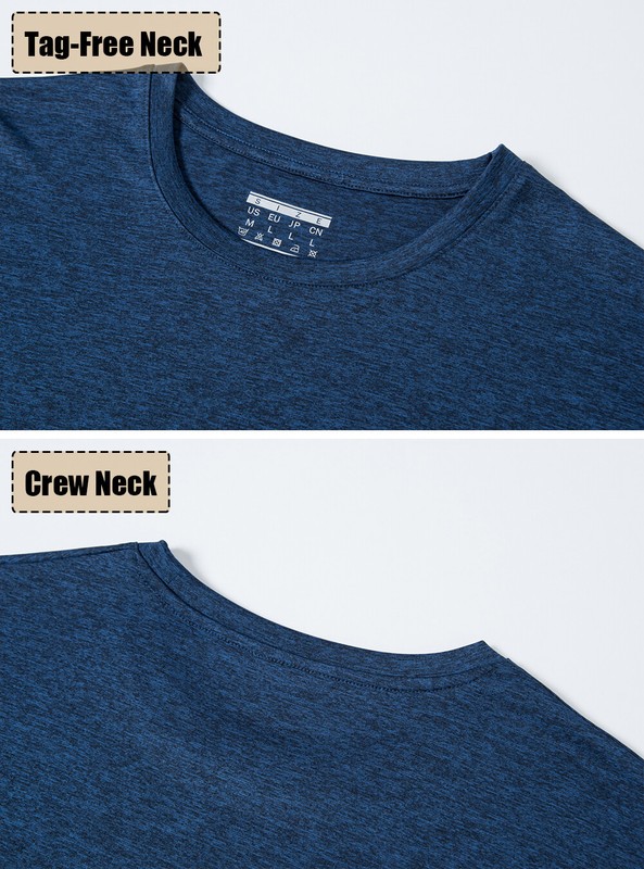 Mens Athletic T-shirts Short Sleeve Quick Drying Mositure Wicking Running Shirts gallery
