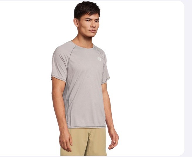 The North Face Men's Sunriser FlashDry-Pro T-Shirt. White. Size XXL gallery