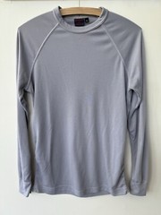 Patagonia Capilene Long Sleeve Shirt Mens M Bluish Gray Outdoor Vintage