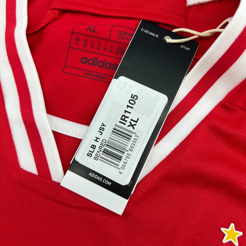 BNWT Benfica Adidas 2023-2024 Home Football Jersey Mens XL Adult Red Shirt gallery