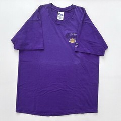 Vintage Los Angeles Lakers Pro Player Embroidered T Shirt Size Men’s Large NBA
