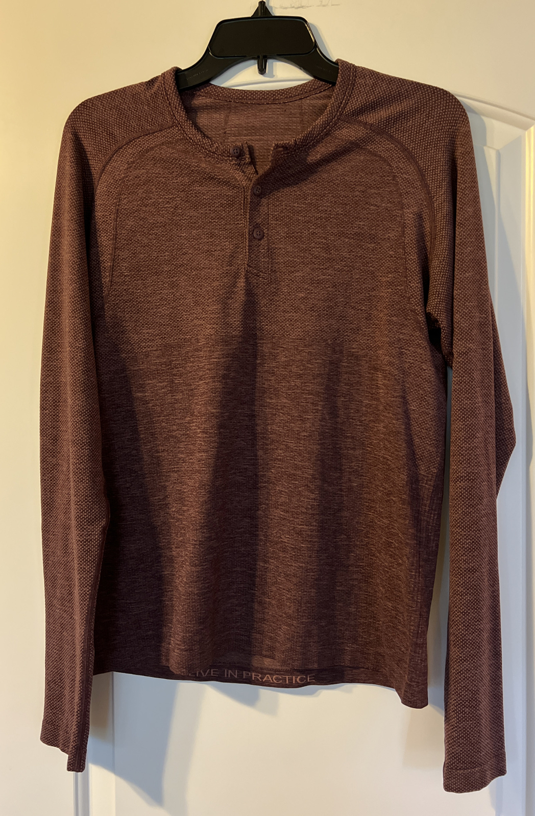 LULULEMON Metal Vent Tech Top Quarter Button Long Sleeve Men’s SMALL Multi NWOT gallery