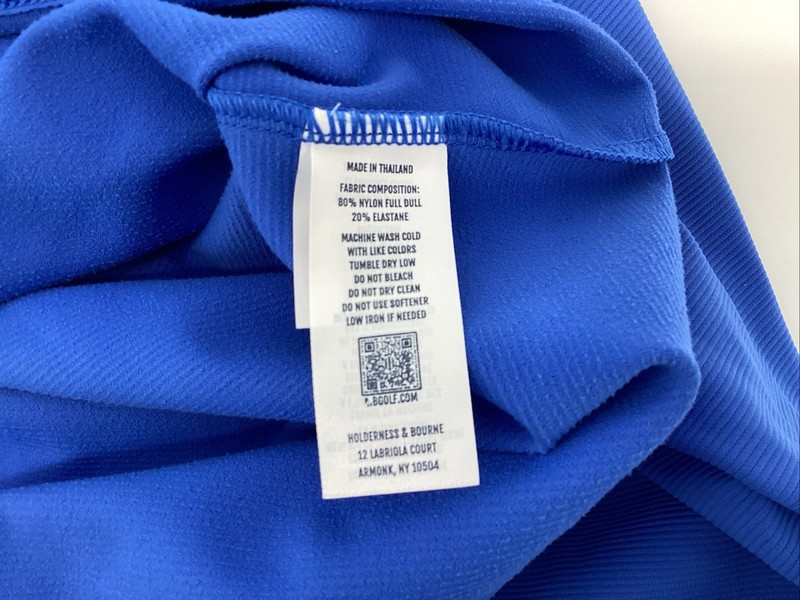 Holderness Bourne 1/4 Zip Pullover Mens L Dry Luxe Performance Tailored Fit Blue gallery