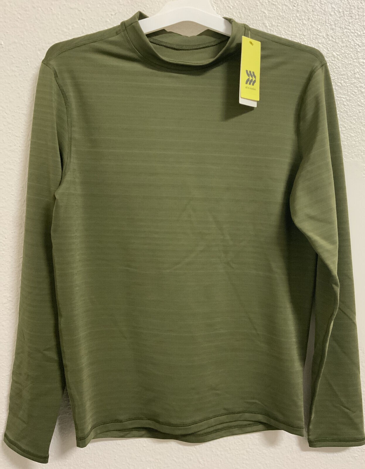All in Motion - Target - Long Sleeve Cold Weather Mock - Green Moss - Small gallery