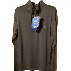 Habit Collection Men’s Long sleeve 1/4 Zip Performance Layer NEW Gray Medium