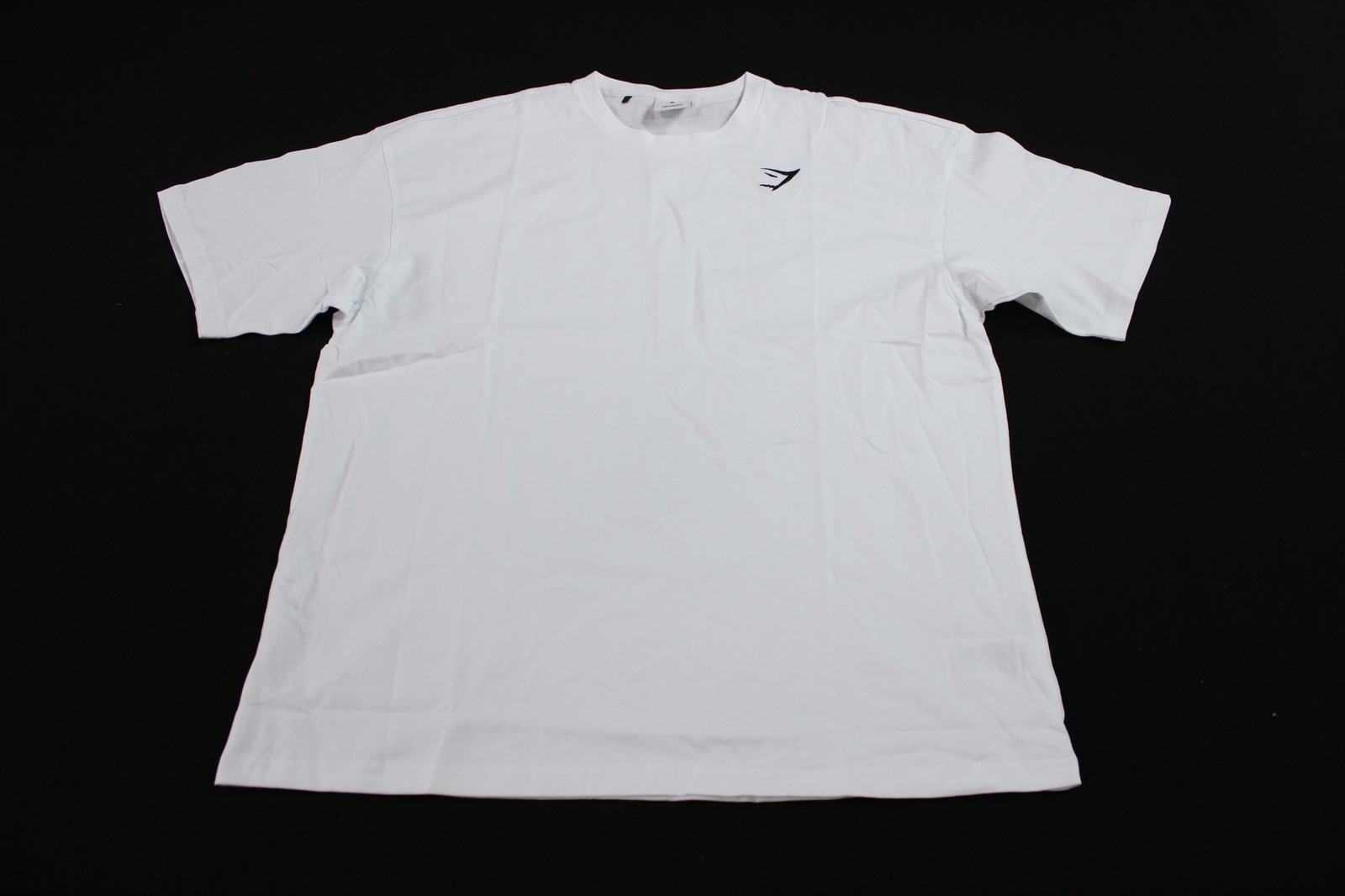 Gymshark Men's Oversized Fit Crest Logo T-Shirt EH6 GS White Medium gallery
