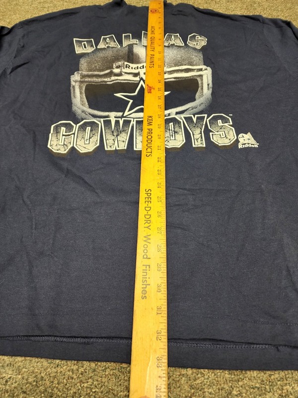 Vtg Dallas Cowboys coaches NFL Mock Turtleneck Helmet t Shirt 1990s riddell gallery