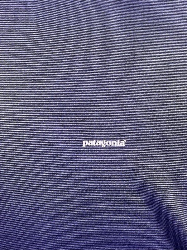 Patagonia Capilene Blue 1/4 Zip Mock Neck Pullover Men's L Long Sleeve Preppy gallery