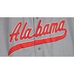 Nike Alabama Crimson Tide Baseball Jersey Mens 3XL 56 Gray College NCAA Team