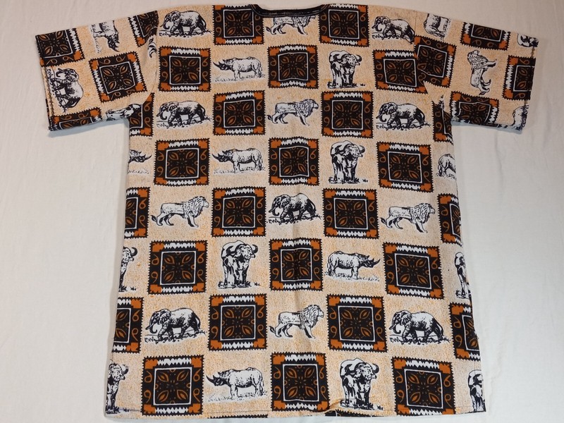 XXL Vintage African Ethnic Dashiki Quality Hand Made Shirt gallery