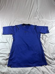 Nike Pro AeroAdapt Mens Medium Short Sleeve Training Top Royal Blue BV5510-455