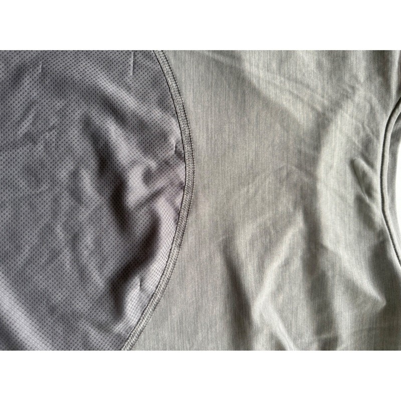 Nike Running Dri-FIT Mens XL Gray Short Sleeve Mesh Back Training T-Shirt gallery