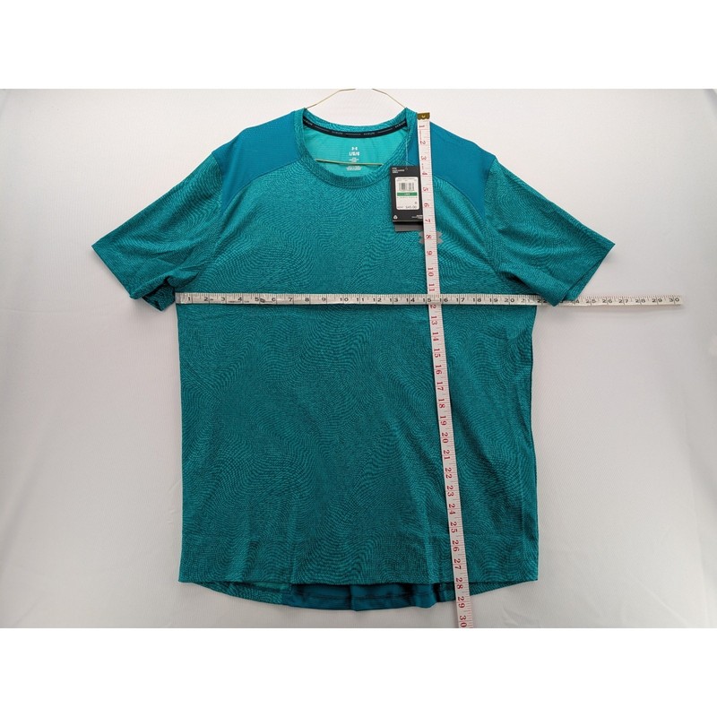 NWT Under Armour COOLSWITCH Printed Short-Sleeved T-Shirt in Birdie Green sz L gallery