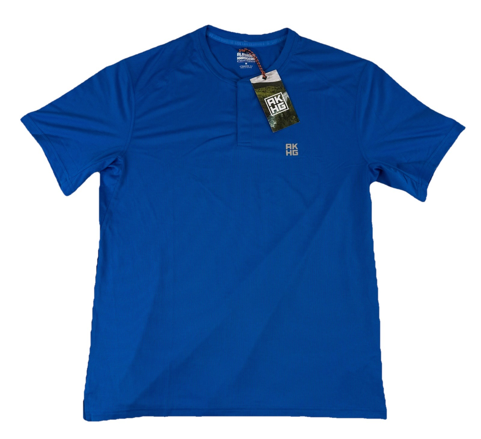 Alaskan Hardgear Men’s Medium Blue Relaxed TUN-DRY Short Sleeve Lightweight NWT gallery