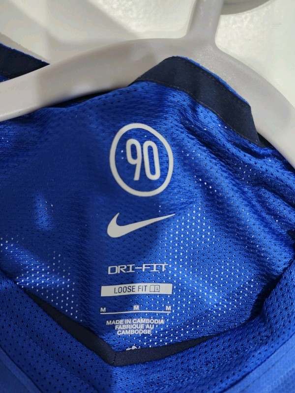 Nike Total 90 Blue Black Soccer Futbol Jersey Men’s Size Medium HV1178-410 NWT gallery
