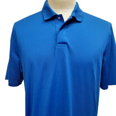 LNWOT RLX Ralph Lauren Mens Blue Short Sleeve Polo Shirt XL Polyester Elastane